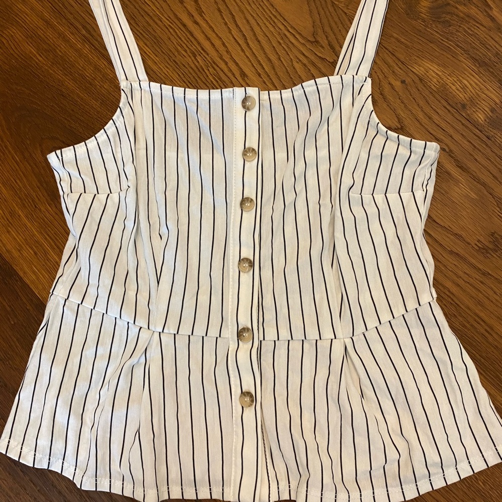 LA Hearts Striped Tank